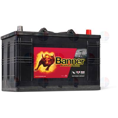 Batterie PL/AGRI Banner 12v 110ah 800A 61011 Buffalo bull I4 avec Talon