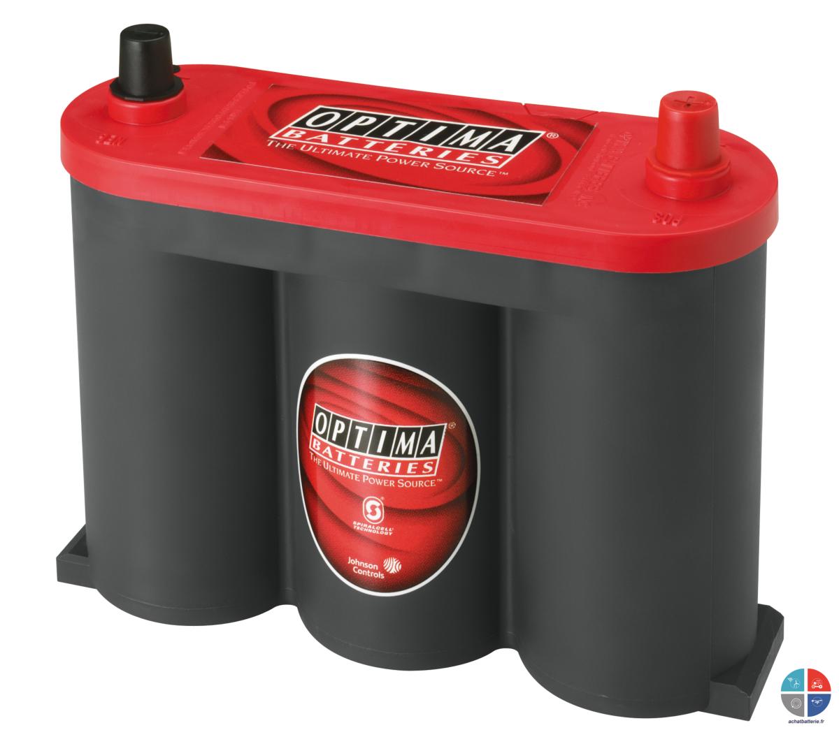 BATTERIE OPTIMA RTS 2.1 6V 50Ah/815A AGM PUR PLOMB Spiralé