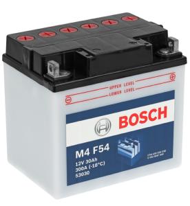 Batterie moto BOSCH M4F54 12V 30Ah 300A 53030
