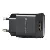 Chargeur secteur compact Blanc ou Noir 5V 2.4A