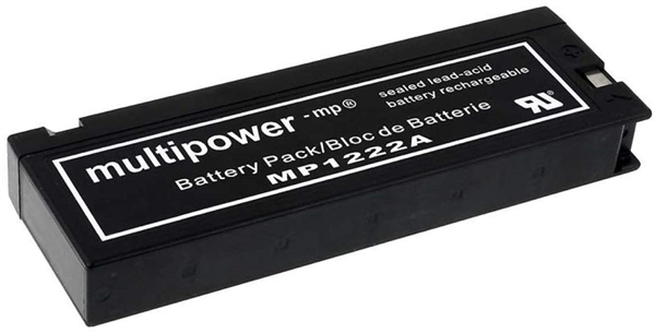 Batterie MP1222A Multipower 12V 2Ah AGM pour Datascope 0146-00-0043