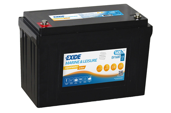 Batterie 12 v 125ah LifePo4 EXIDE EV1600