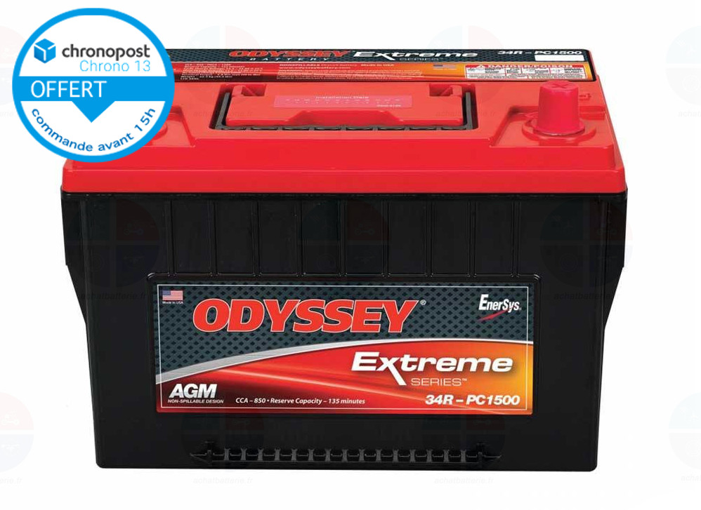 Batterie Odyssey 34R-PC1500 12v 68Ah (C20) AGM Pur plomb Enersys PC1500