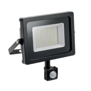 PROJECTEUR LED INEXT Detecteur 50w 4000lm 6400k IP65 Noir