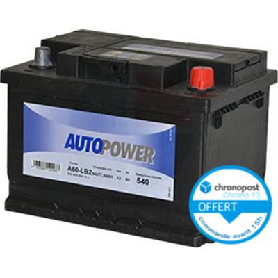 Batterie auto Autopower T5/LB2/D2D 12V 60ah/540A - D59
