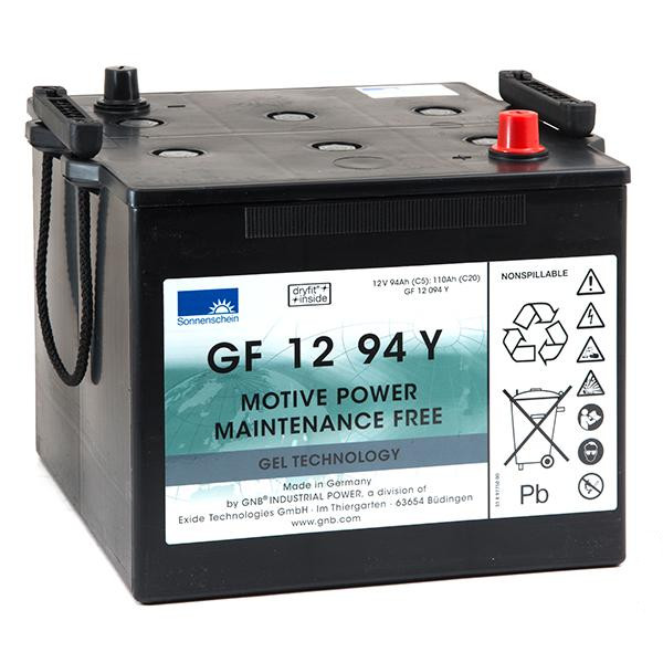 Batterie GF12094 Y 12v 94Ah C5 / 110Ah C20 Sonnenschein Exide Gel