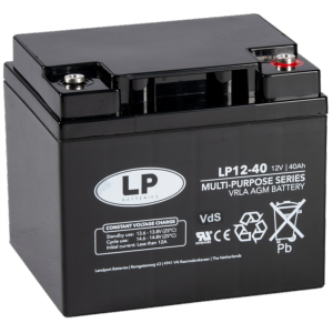 Batterie LP12-40 LANDPORT 12V 40Ah AGM VRLA