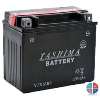 Batterie moto YTX12BS 12v 10ah 150A TASHIMA AGM