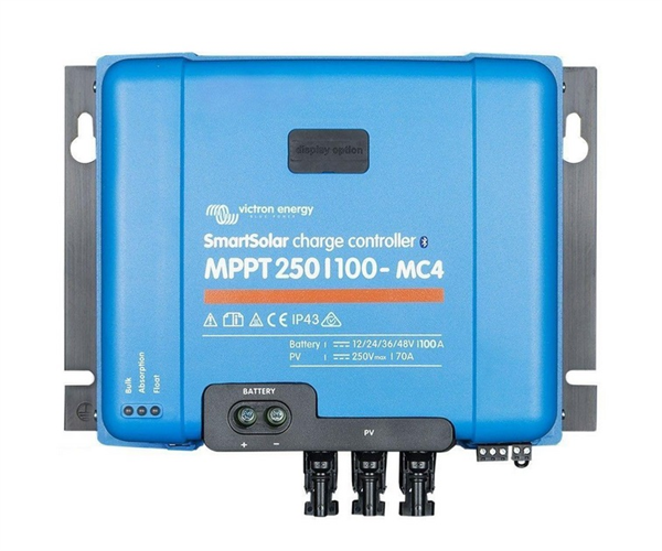 Régulateur Solaire VICTRON Smart MPPT250/100 MC4 12/24/48V-100A SCC125110511