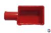 Manchon protection cosses batteries ROUGE thermoplastique souple