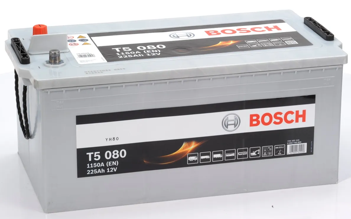 Batterie PL/Agri BOSCH T5080 12V 225ah 1150A N9