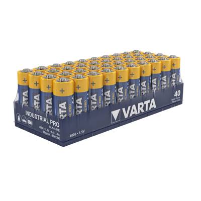 Piles LR6 INDUSTRIAL VARTA PACK 40 Piles Varta AA 1.5V Alcaline