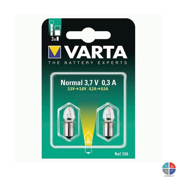 AMPOULE 3.7V 0.3A REF 720 VARTA