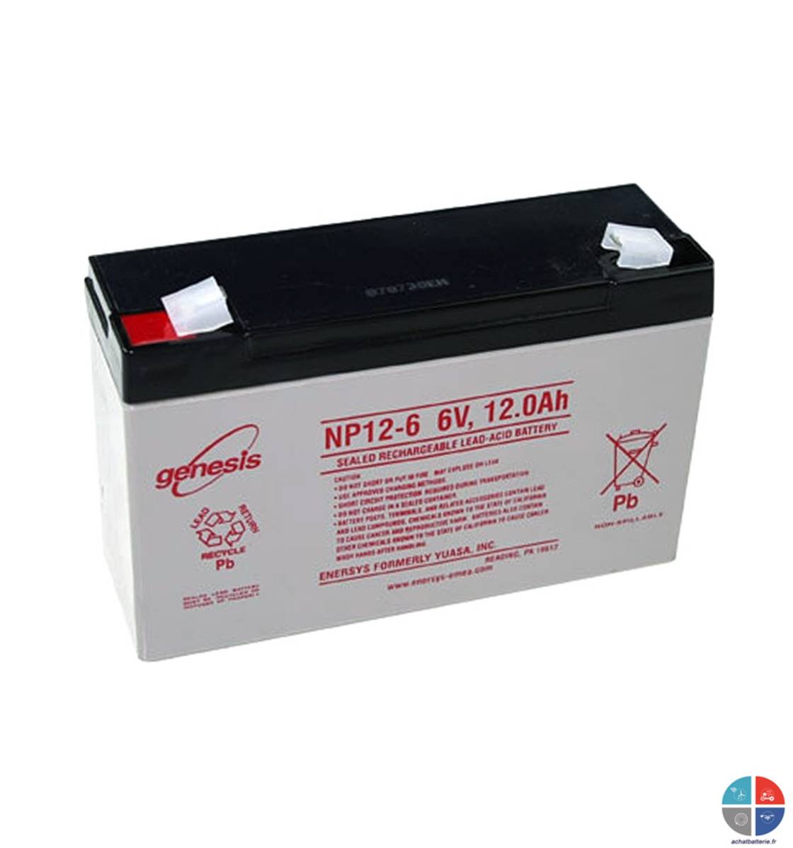 Batterie Genesis NP12-6 6v 12ah AGM VRLA