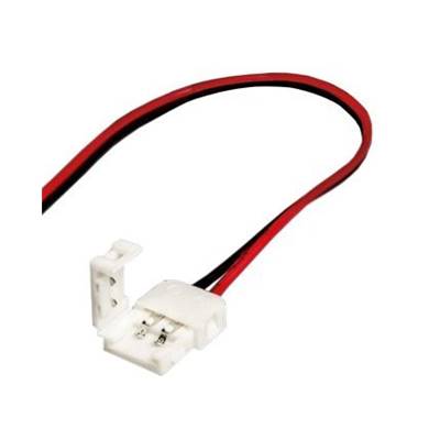 Connecteur par pression pour ruban LED 15cm avec sortie filaire