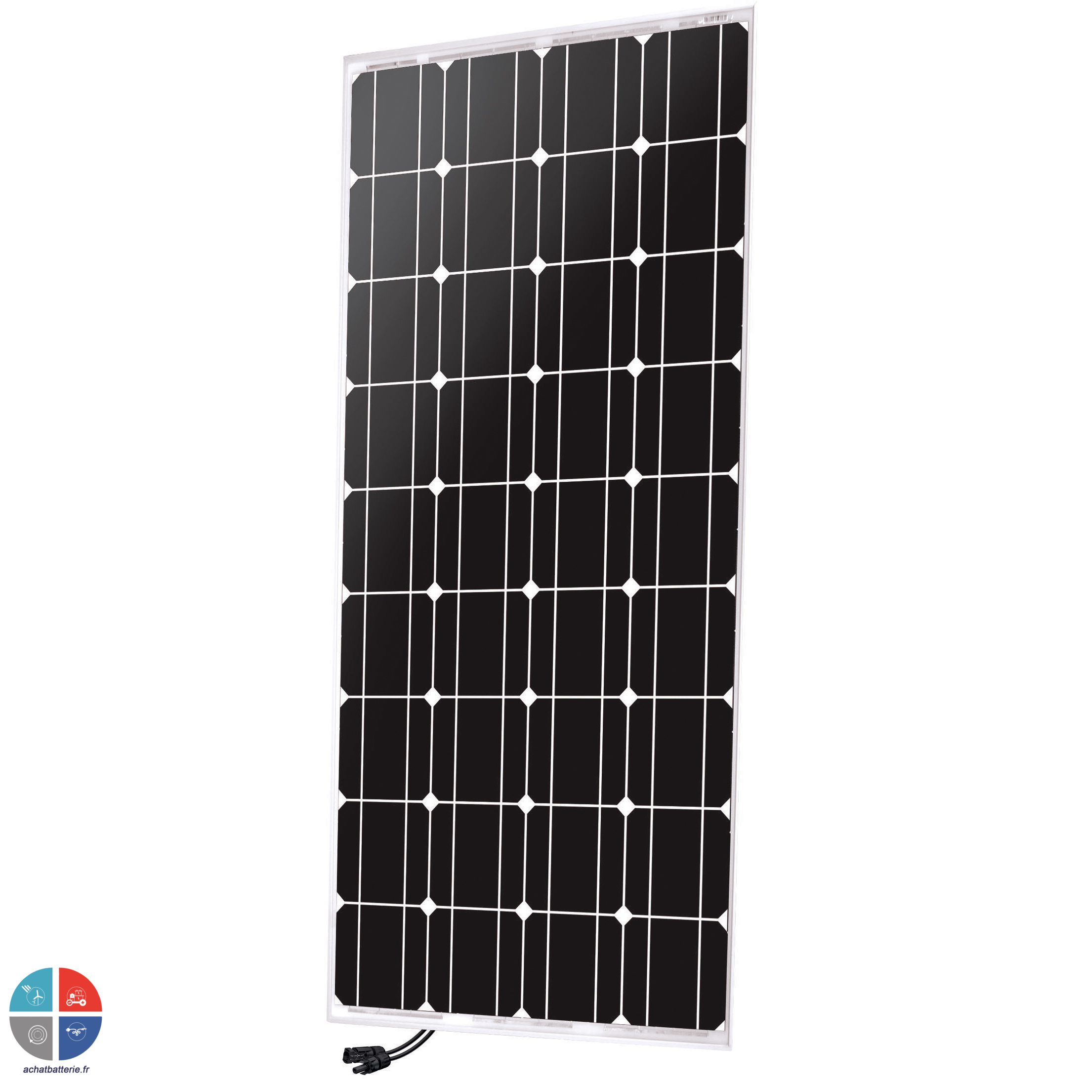 Panneau solaire 100W Monocristallin UNISUN 36 cellules 12v 100.12M