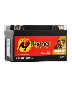 Batterie moto BANNER GEL YTZ10S 12v 9ah 180A GEL 50901 GTZ10-4