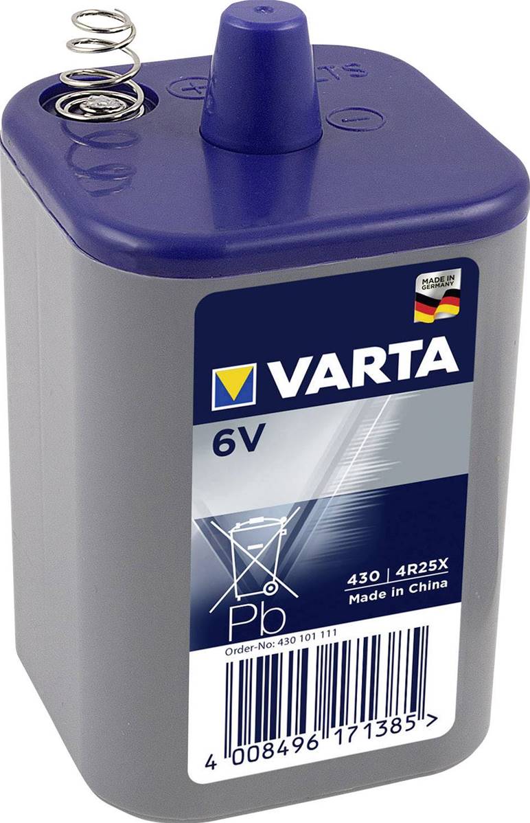 4R25X LONGLIFE VARTA 6V PILE DE CLOTURE AGRICOLE ECLAIRAGE