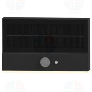 APPLIQUE LED SOLAIRE EXTERIEUR AVEC DETECTEUR DE MOUVEMENT 600 LUMENS 6W