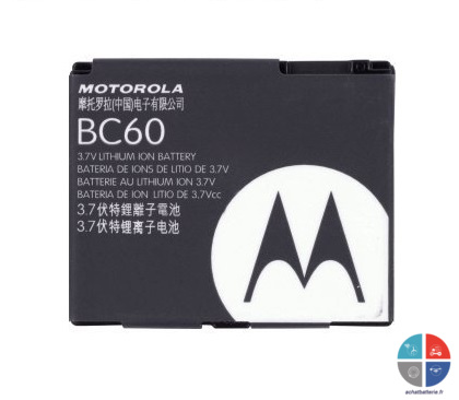 Batterie Motorola Origine BC60 850 mAh 3.7V