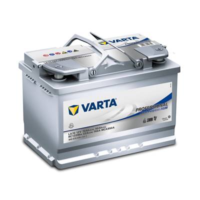 Batterie VARTA Décharge lente AGM LA70 12v 70ah C20 Professionnal