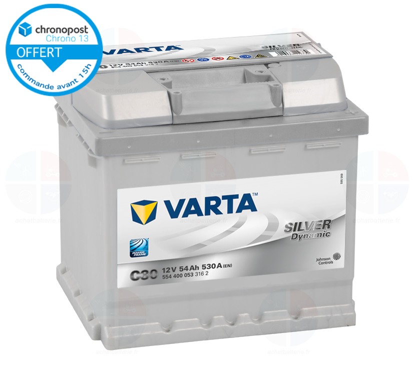 Batterie auto C30 12V 54Ah/530 VARTA Silver dynamic l1