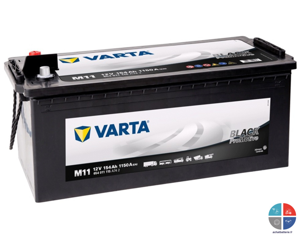 Batterie PL/Agri VARTA M11 12v 154ah/1150A Black