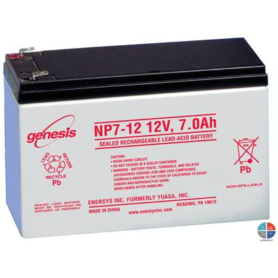 Batterie NP7-12 GENESIS 12V 7Ah AGM VRLA