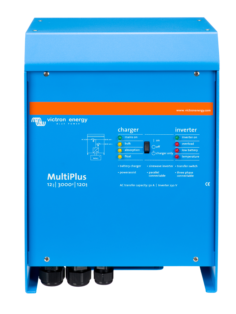 Chargeur/convertisseur MULTIPLUS Victron 12/3000/120-16 combiné PMP122300001