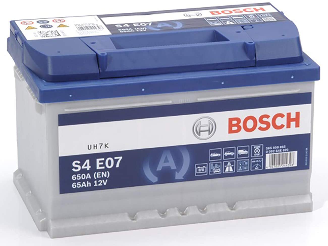 Batterie auto S4E07 12V 65ah / 650A BOSCH EFB START-STOP LB3 D54