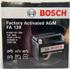 Batterie moto BOSCH FA129 12v 8ah 110A AGM YB7-A  12N7-4A