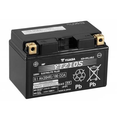 Batterie moto YTZ10S 12v 8.6ah 190A YUASA