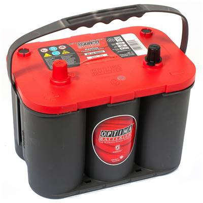 BATTERIE OPTIMA RTS4.2 12V 50Ah/815A AGM PUR PLOMB Spiralé