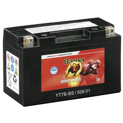 Batterie moto YT7B-BS 12v 6ah 85A Banner AGM Sla 50601