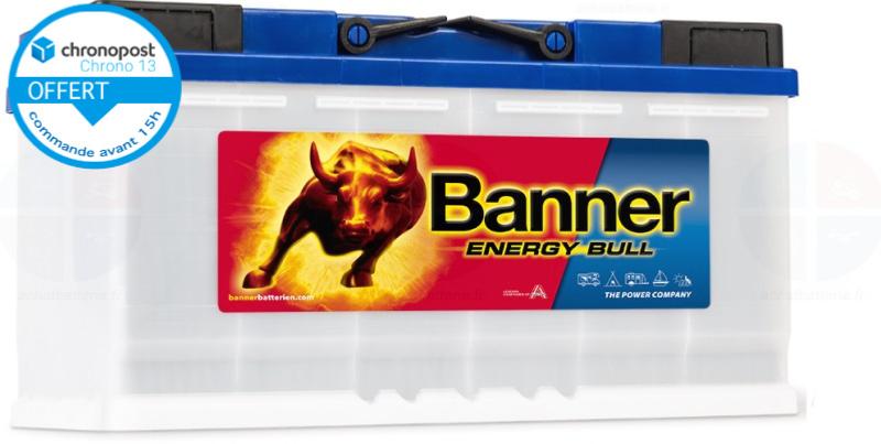 Batterie Decharge Lente Banner Energy Bull 12v 100ah C20 95751