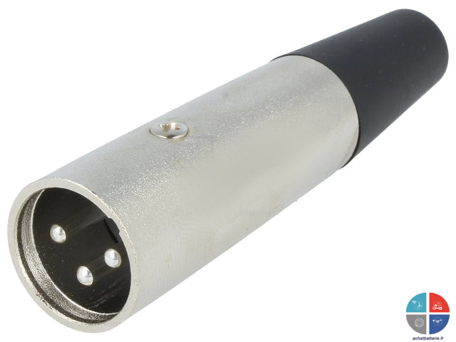 Connecteur XLR MÂLE 3-Pôles