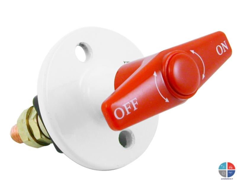 COUPE Batterie Unipolaire 1248V 300A rouge Marine caravaning