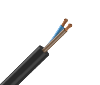 Câble électrique 2 x 6 mm² HO7RNF 1M Noir