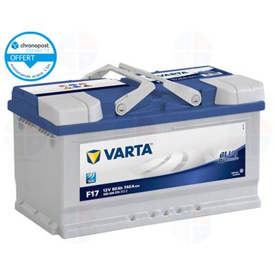 Batterie auto F17 12V 80ah/740A VARTA Blue dynamic LB4