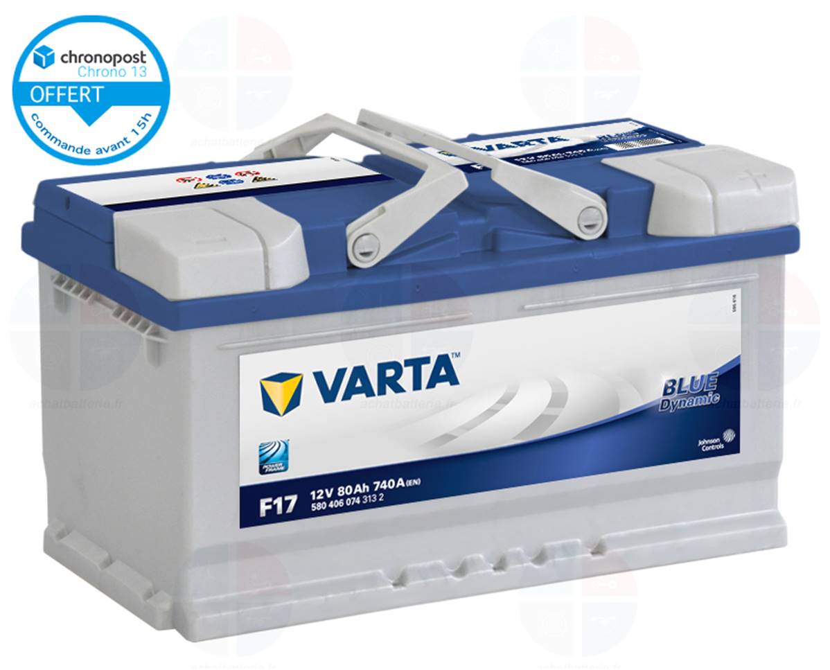 Batterie auto F17 12V 80ah/740A VARTA Blue dynamic, batterie de démarrage  Auto, utilitaires, VL