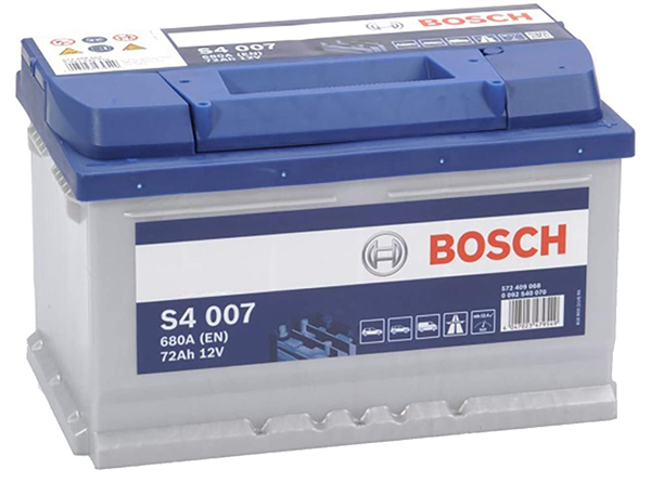 Batterie auto BOSCH S4007 12V 72ah / 680A LB3 E43