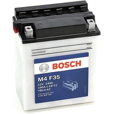 Batterie moto BOSCH M4F35 12V 14ah 190A YB14-A2