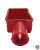 Manchon protection cosses batteries ROUGE thermoplastique souple