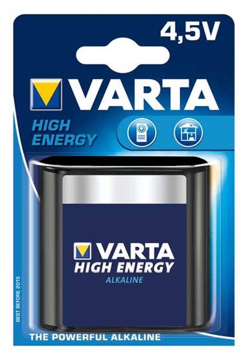 Pile 3LR12 VARTA HIGH ENERGY 4.5V Alcaline PILE DE LAMPE TORCHE