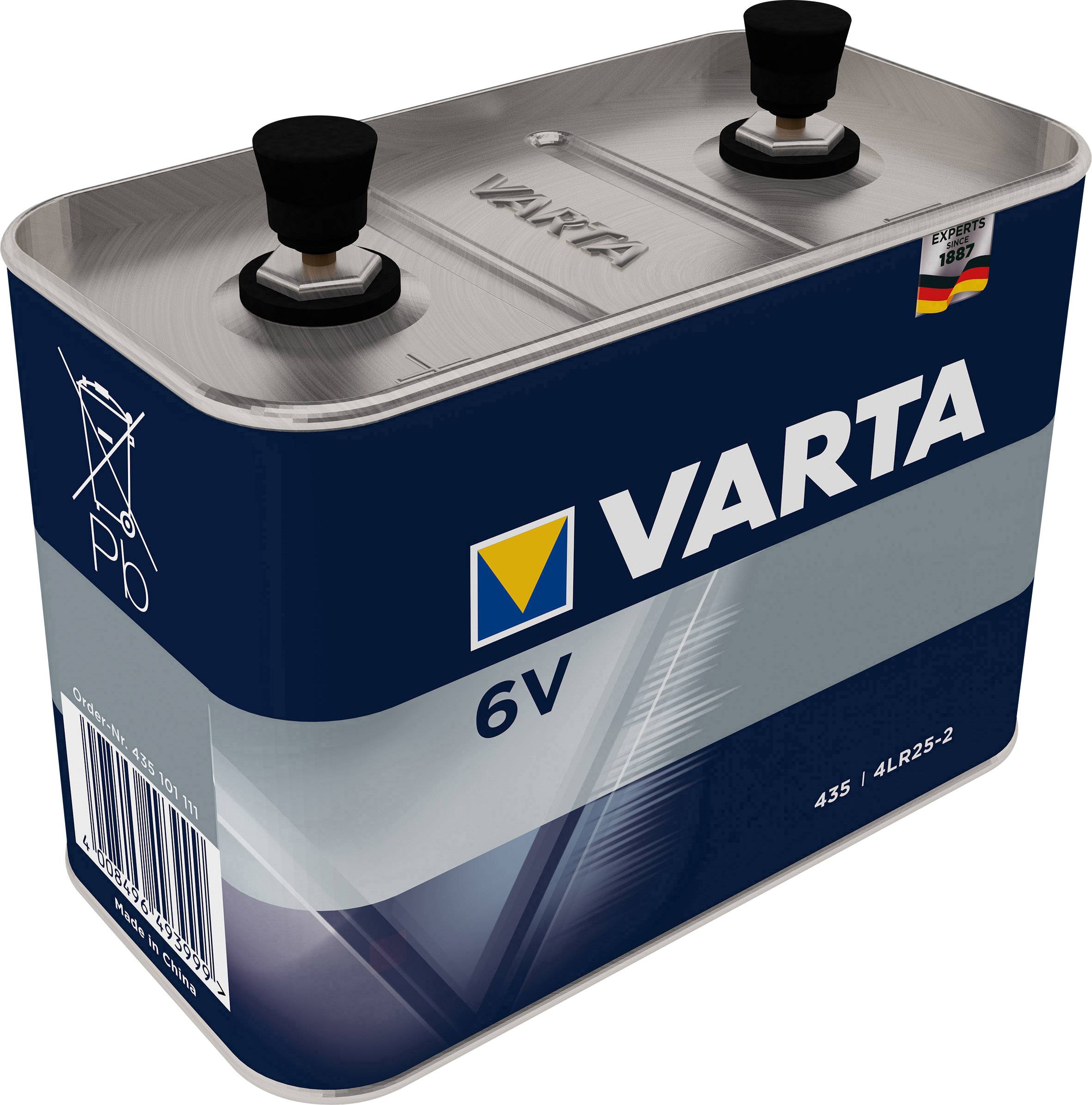 Pile 4LR25-2 VARTA 6V Alcaline Mtal