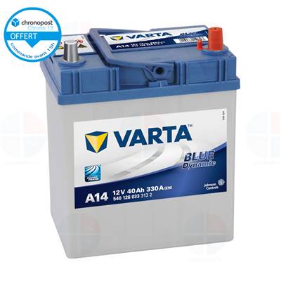 Batterie auto A14 12V 40ah/330A VARTA Blue dynamic