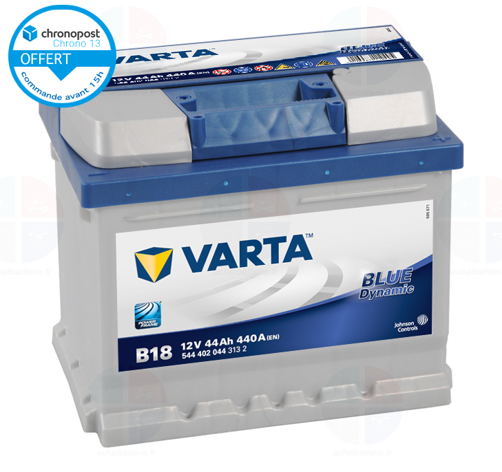 Batterie auto B18 12V 44ah/440A VARTA Blue dynamic LB1