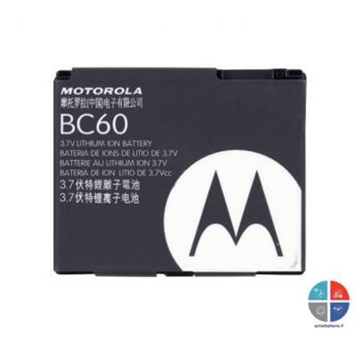 Batterie Motorola Origine BC60 850 mAh 3.7V