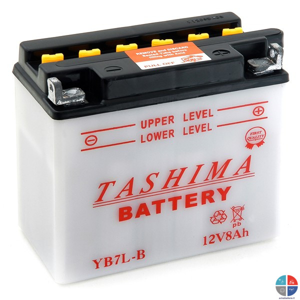 Batterie moto YB7L-B 12v 8ah70A TASHIMA