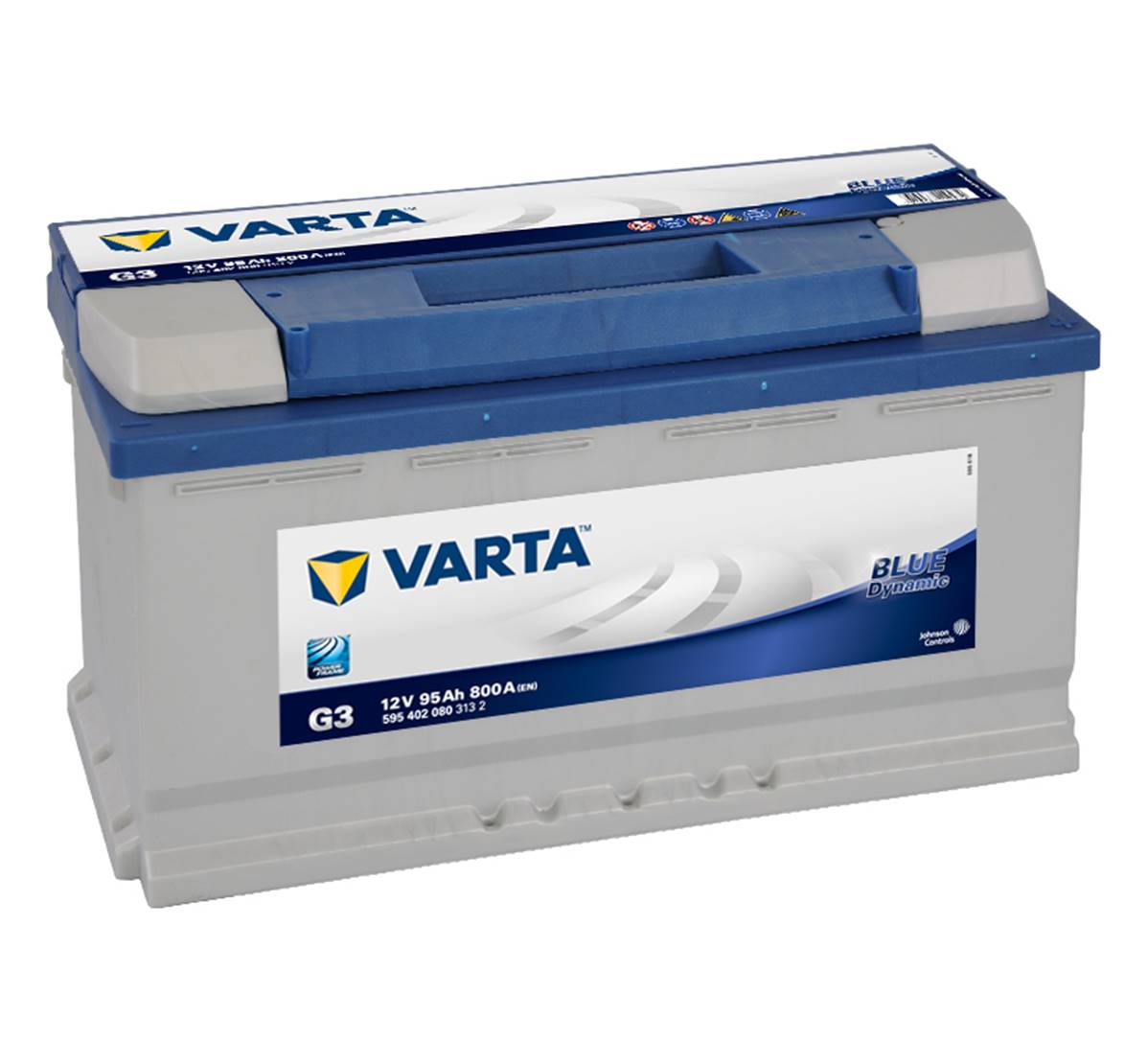 Batterie auto G3 12V 95ah/800A VARTA Blue dynamic, batterie de démarrage  auto, utilitaire, VL